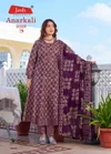 Anarkali Vol 2 By Jash Cotton Printed Anarkali Kurti Set 